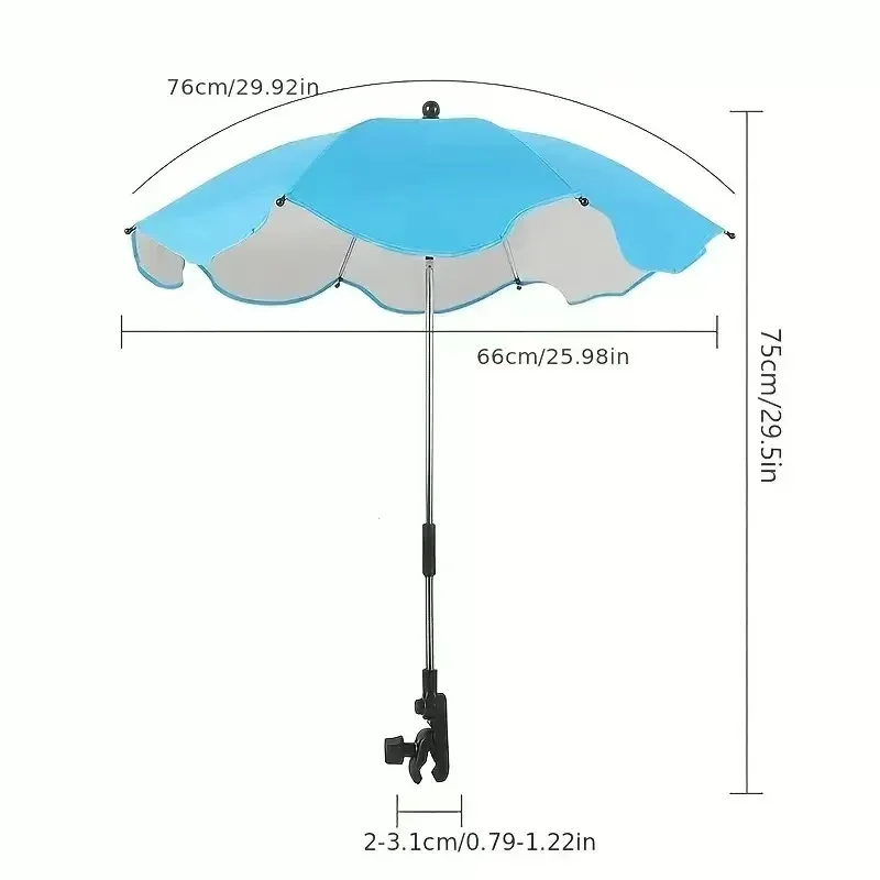 Cross-border Wholesale Outdoor Stalls Large Sunscreen Rainproof Patio Parasol Umbrellas 2000-3000mm Waterproof Index for 5-8