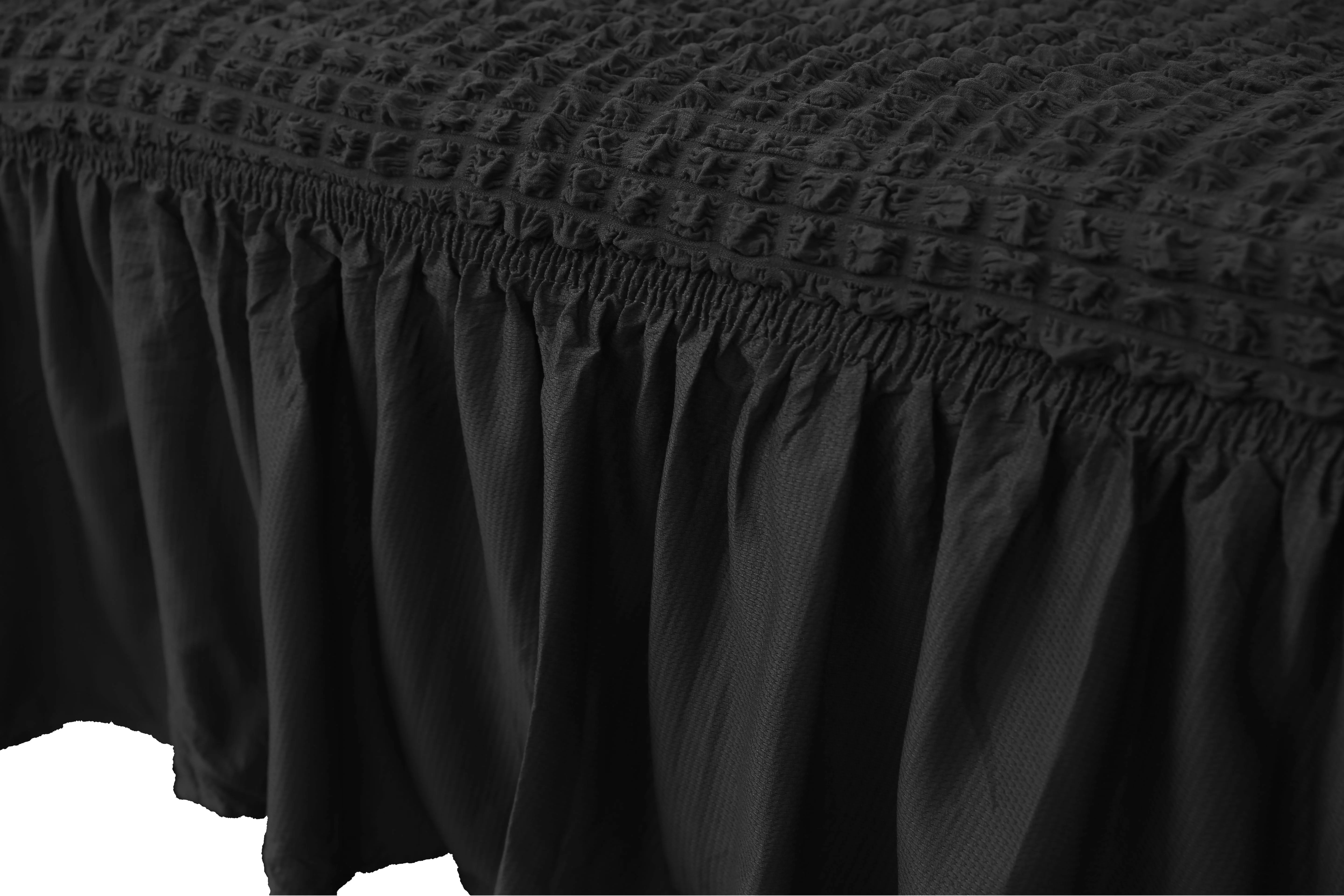 Новый дизайн Роскошная 3-х местная однотонной расцветки роговицы 3d для диванов стул чехол