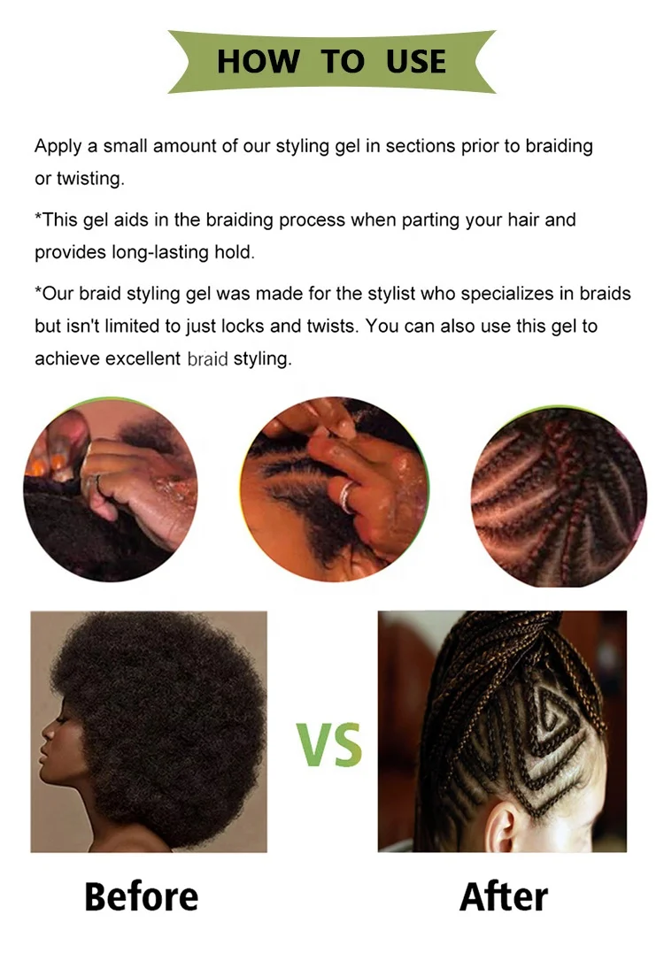 Neat Braid Conditioning 16 Oz No Residue Extreme Hold Braid Wax Gel