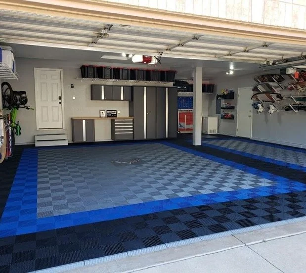 Free Design Anti Slip Plastic PP Interlocking Car Wash Drain Garage Floor Tile for Carwash Garage Floor Mat Grating