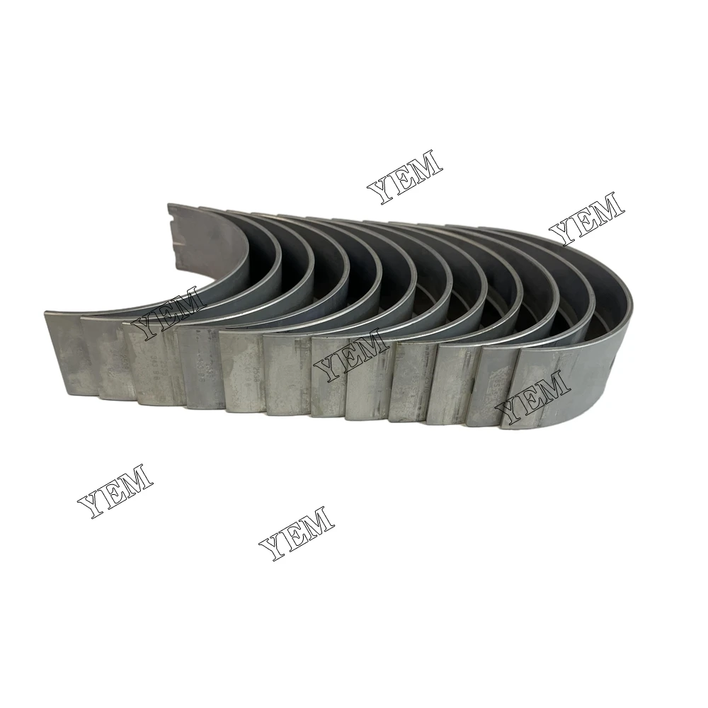 Main Crankshaft Bearing Set 20530900 For Volvo D12 Forklift Excavator & Skid Loader Engine
