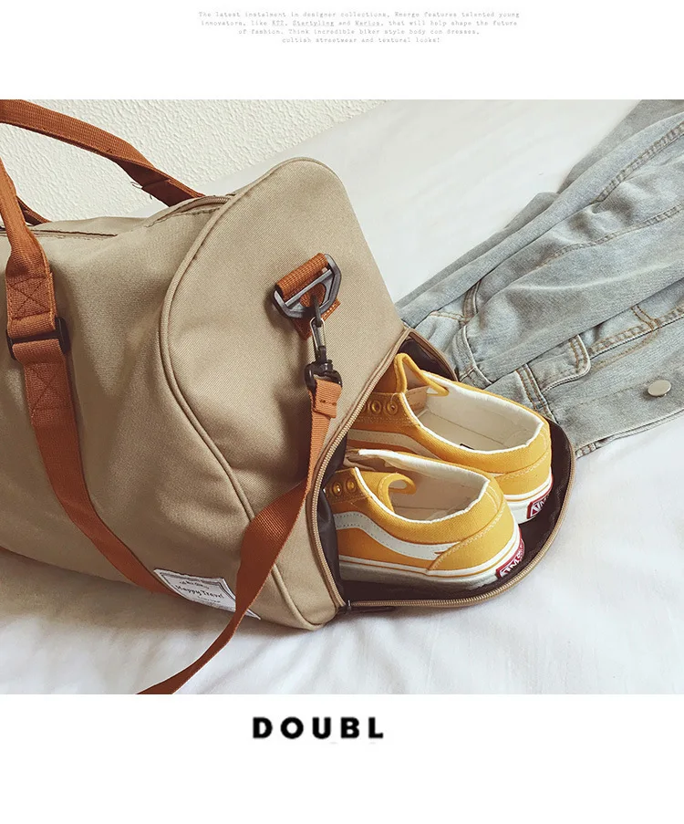 Холщовая дорожная сумка с