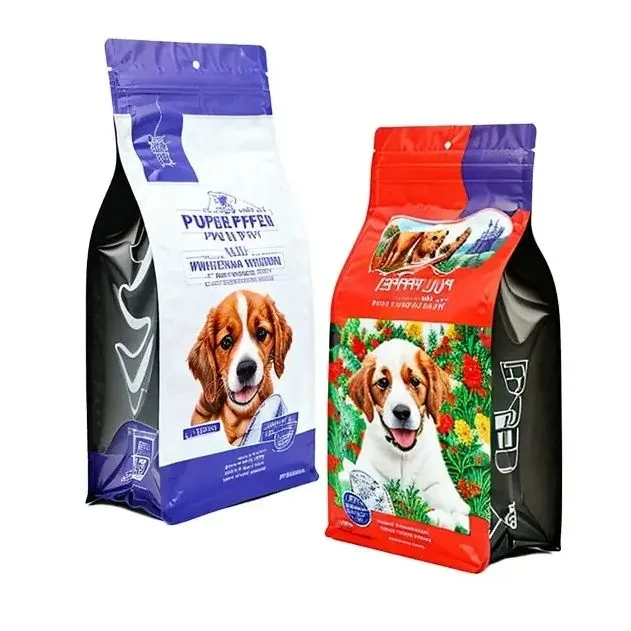 Heavy Duty Dog Food Packaging Bag OEM Customized Logo Laminated Plastic 15kg 20kg 25kg Capacity Dog Food Supplier manufacture