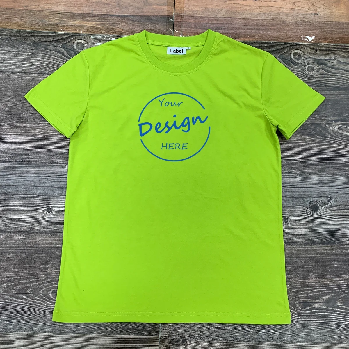 JL210H Wholesale High Quality Organic Cotton T Shirt Regular Fit Shirt Silk Screen Print T Shirt Men