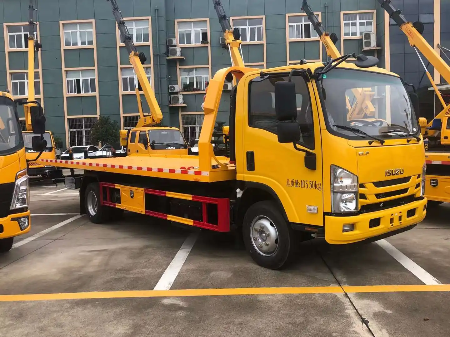 China New Isuzu 5tons Flatbed Towing Truck 4x2 Wrecker Isuzu Tow Trucks ...