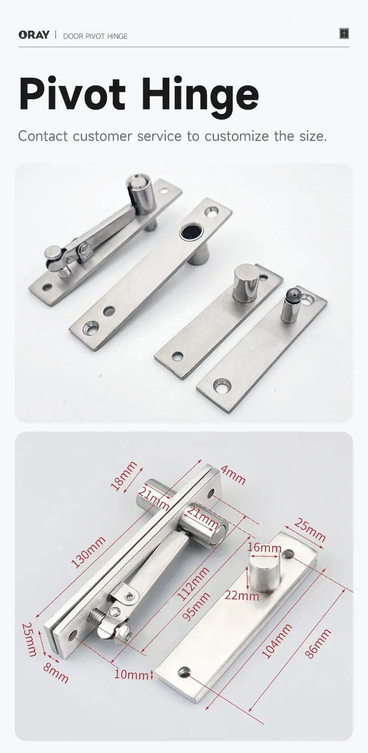 Heavy Duty Bookshelf Hinge 304 Stainless Steel 360 Degree Rotation