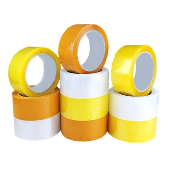 Factory Direct Sale Adhesive Bopp Waterproof yellowish Package Carton Box