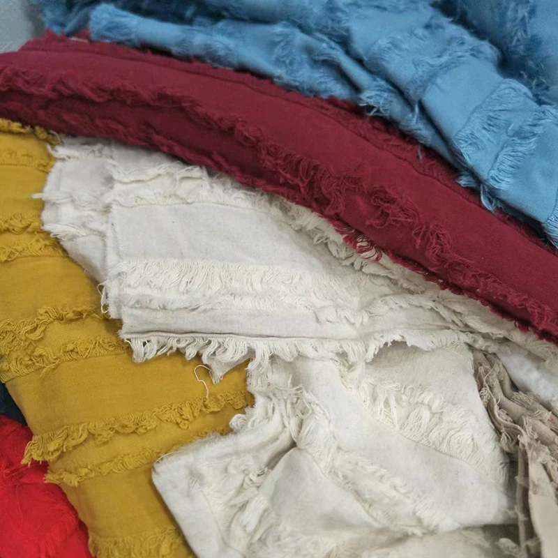 Производитель оптовая продажа материал uragiri хлопок лен домашняя текстильная ткань