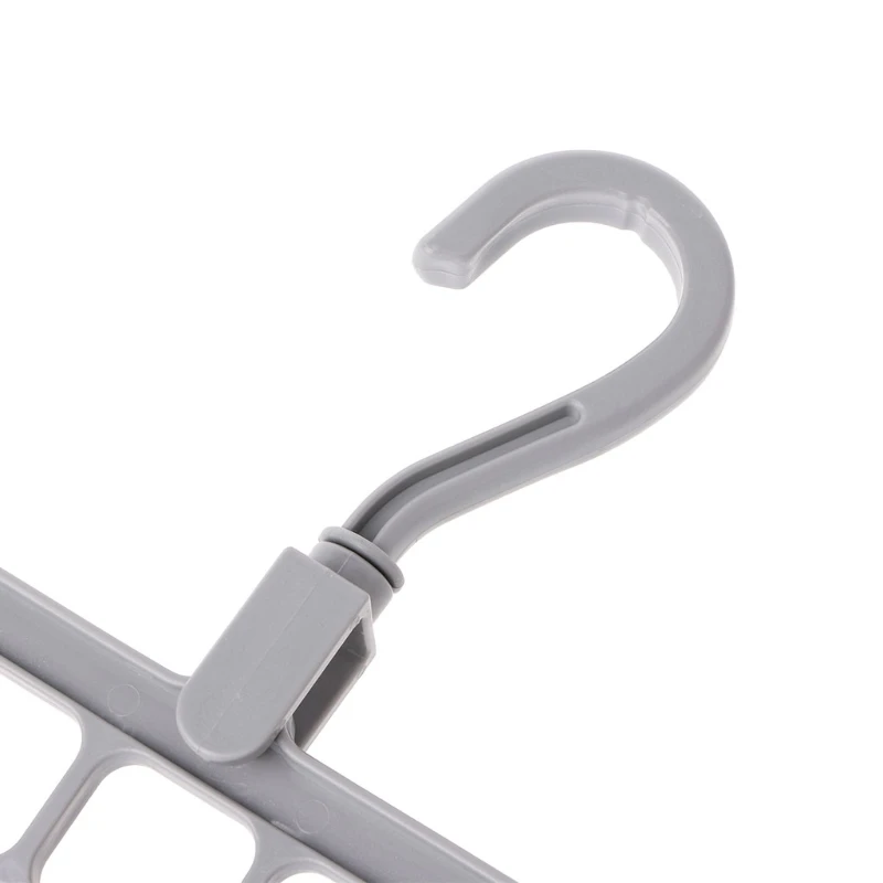 Premium 9-Slot Cascading Clothes Hanger Multifunctional Smart Closet Organizer Magic Space-Saving Wardrobe Hook Foldable PP