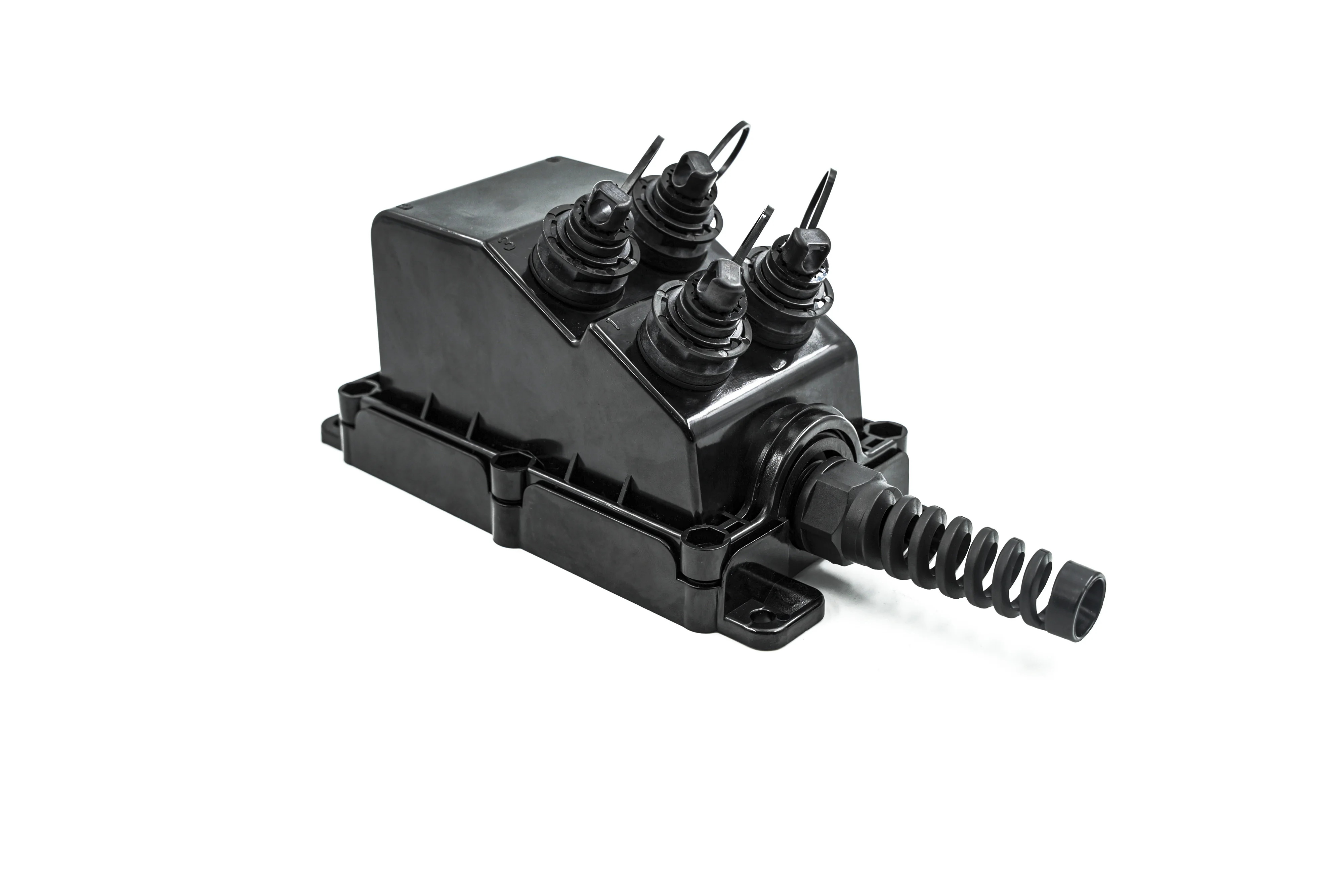 SC APC FTTA Fiber Optic Termination Box FTTH 4 Ports With 1x4 Splitter