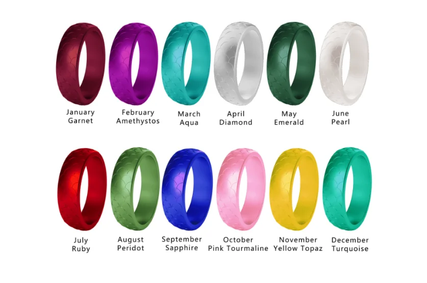 Cheap Wedding Engagement Fashion Silicone Ring Cute Decorations