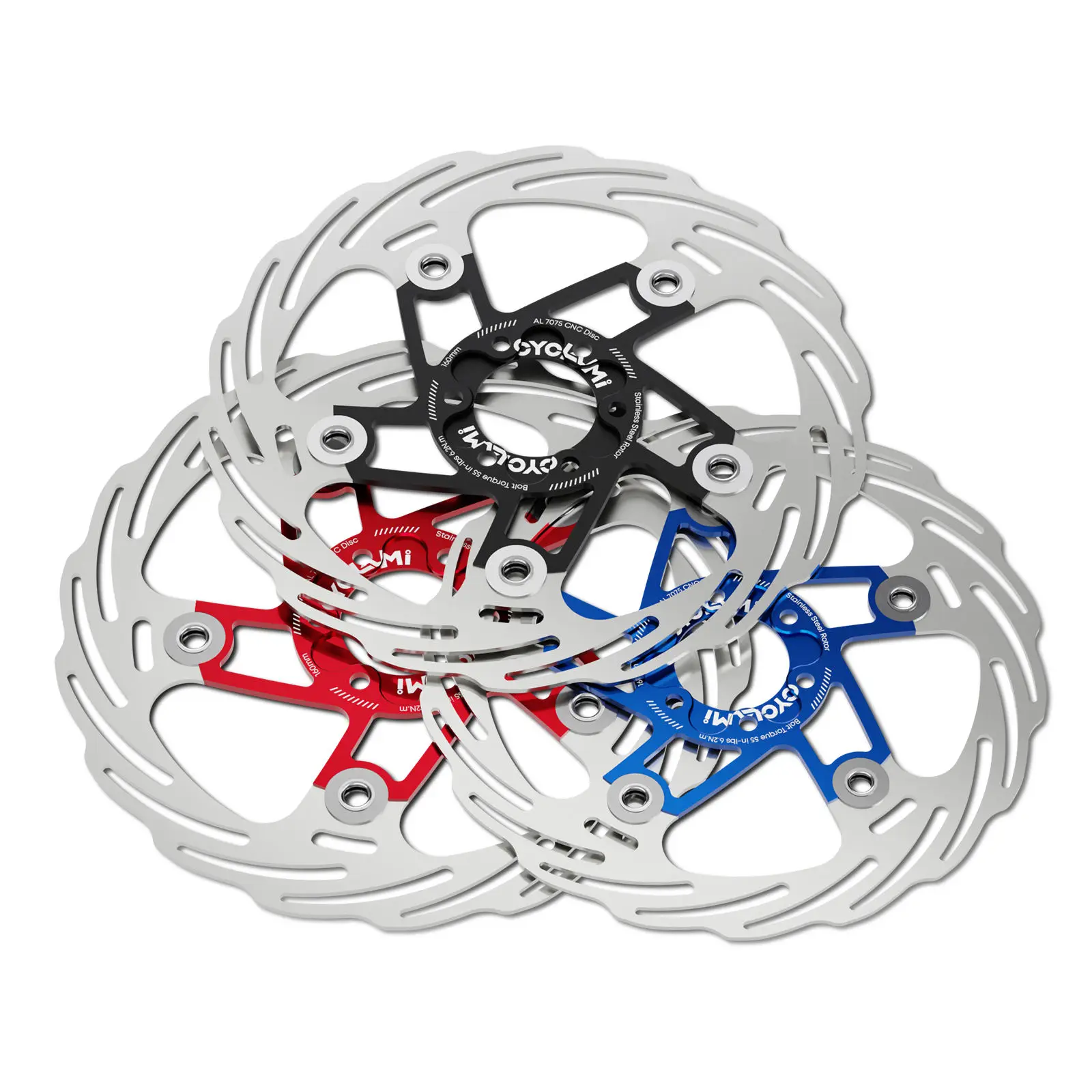 Disco Freno Bici YBEKI 160mm/180mm - Per Mountain Bike E Strada, Acciaio Inox - Foto 6