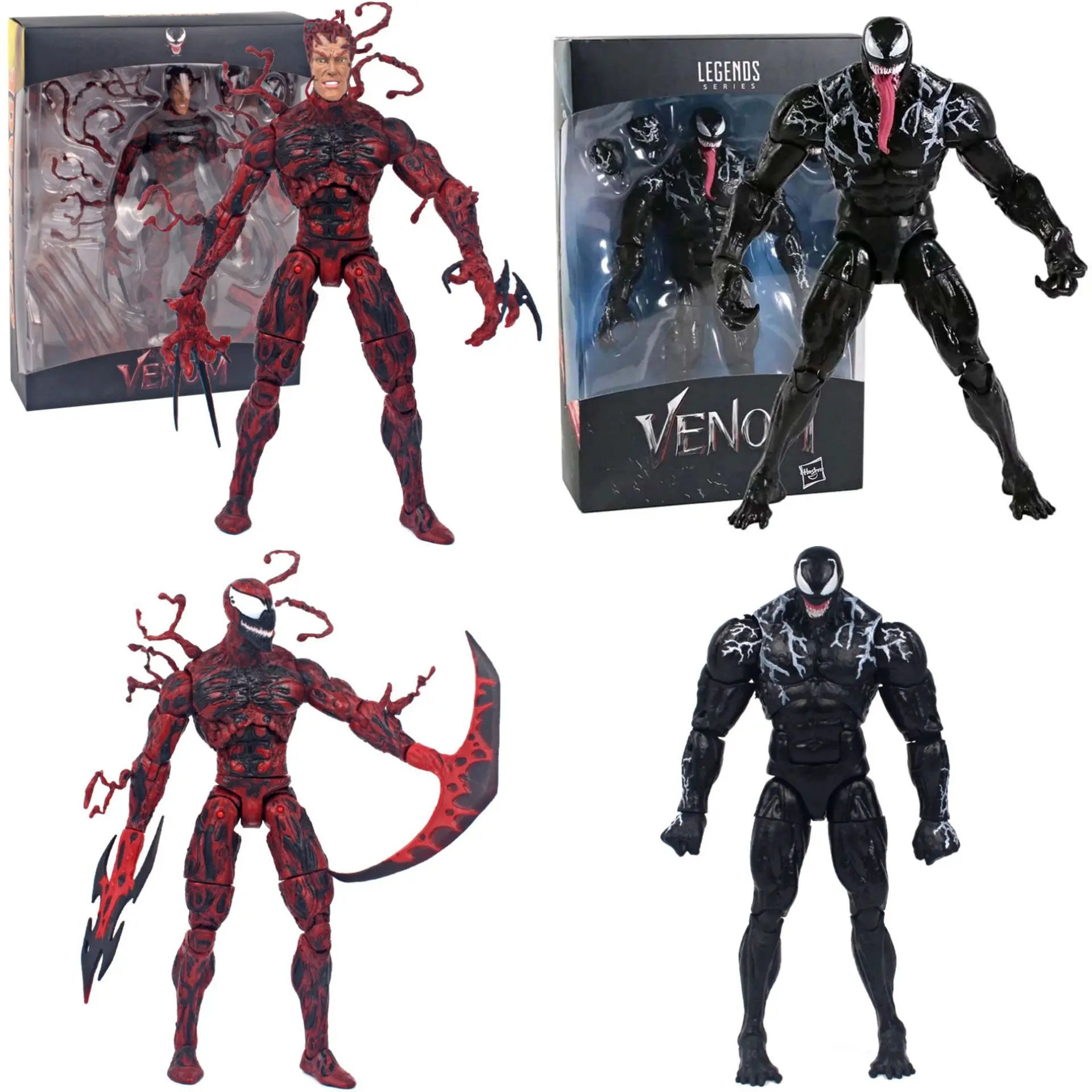 OEM Venom Action Figure - Changeable Parts & Customizable Color