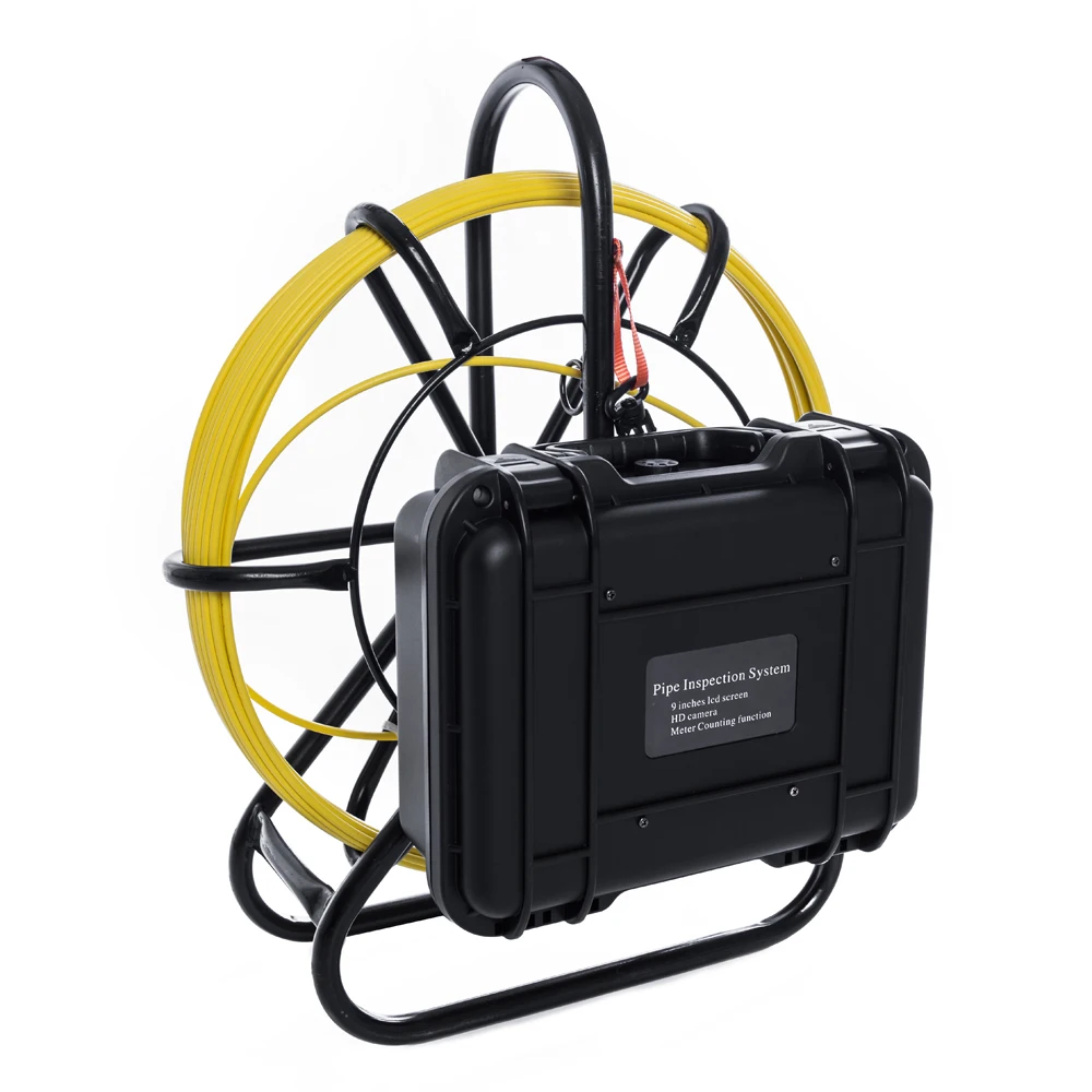 Best 17mm Sewer Pipe Camera with 9inch HD1080P Screen,10-200M Cable Optional Drian Plumbing Inspection 