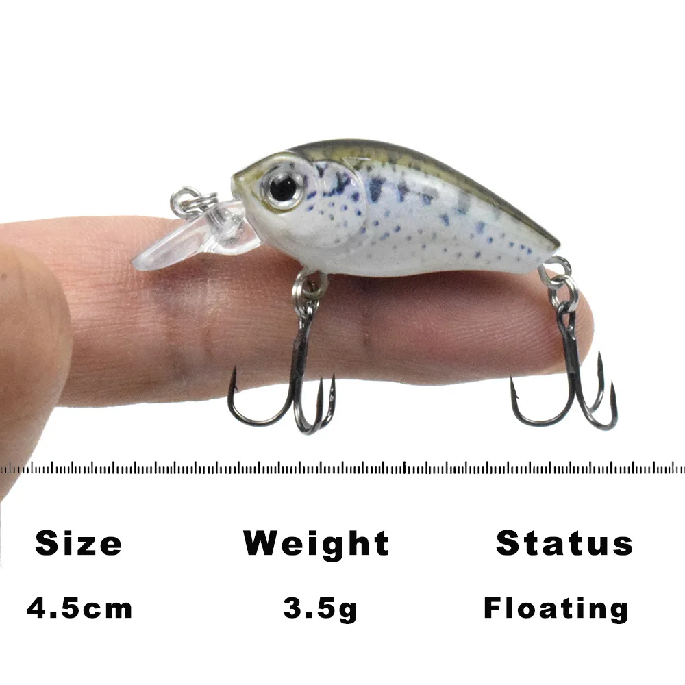 4.5cm 3.5g Crankbaits Set For Bass Fishing Lures Hard Baits Topwater ...