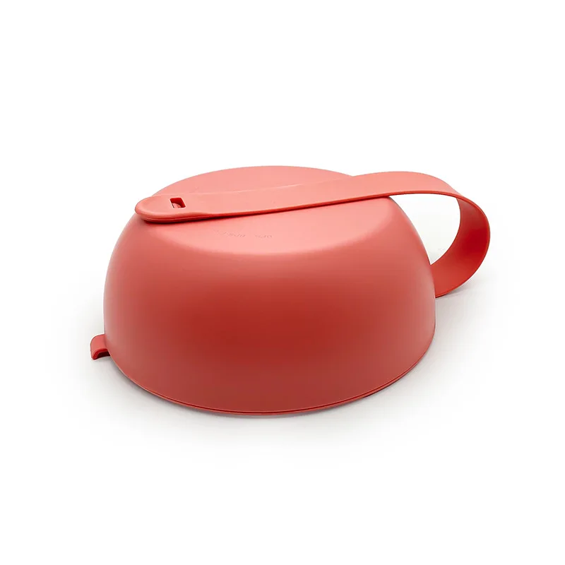 Portable Round Silicone Bento Meal Box Heatable New Sealed Lunch Container for Fresh-Keeping Portable Storage details