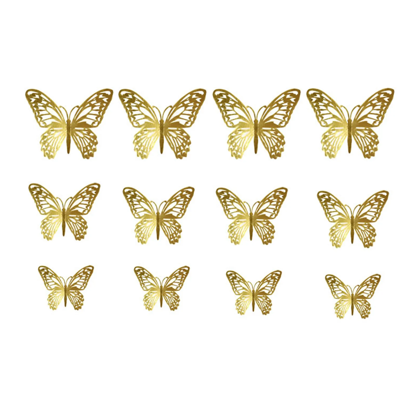 Download 3d Butterfly Wall Stickers Hollow Wall Decals For Home Decor Buy Stereo 3d Double Sided Golden Wall Sticker Home Decoration Golden Paper Butterfly Wall Sticker Product On Alibaba Com