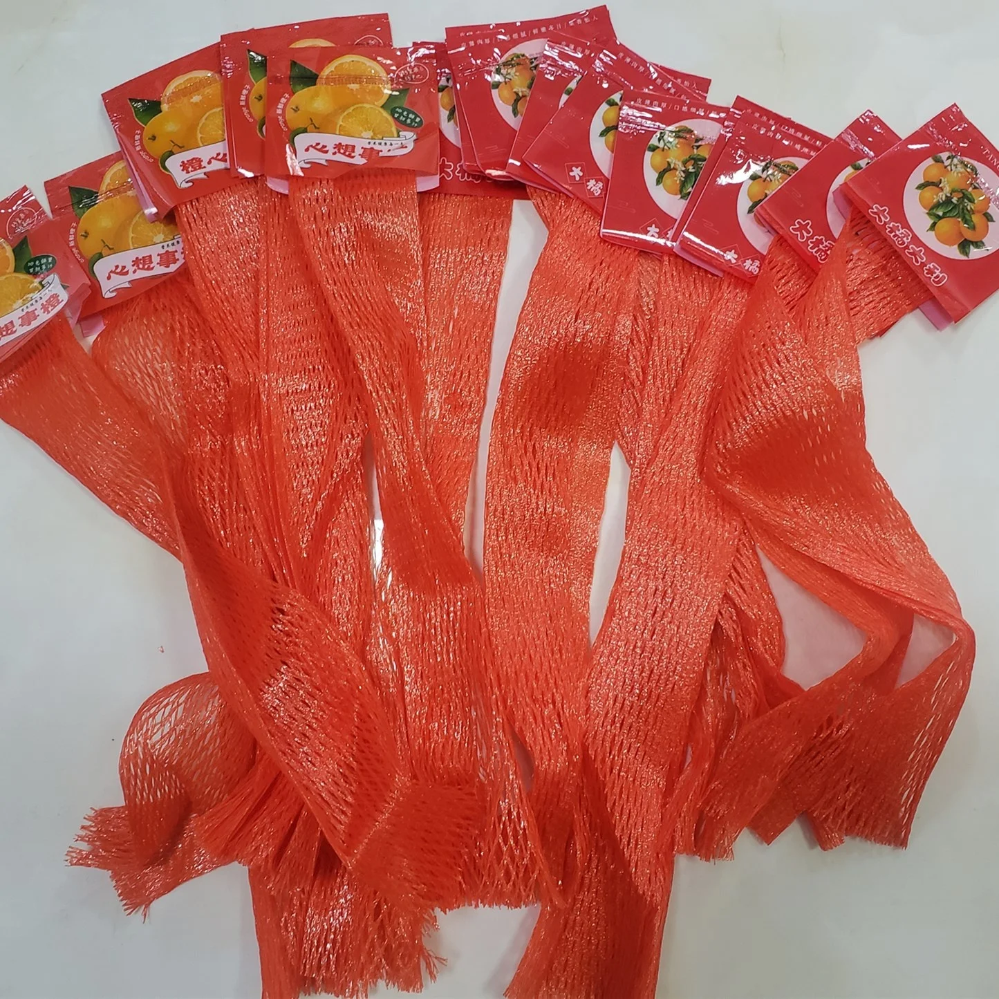 Reusable Sturdy Nylon Shopping Small Mesh Net Bags for Vegetable Fruit Egg Garlic