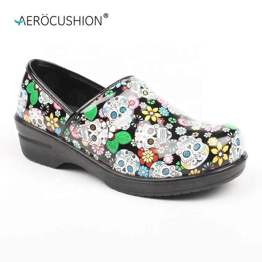 cheap white nursing clogs