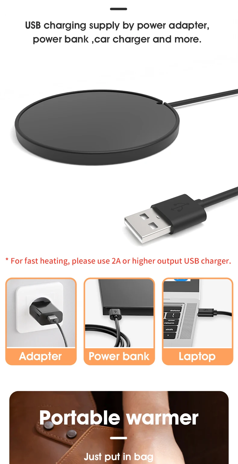 Usb Warmer Heater Usb Mug Heater Coffee Cup And Travel Mug Warmer Keep