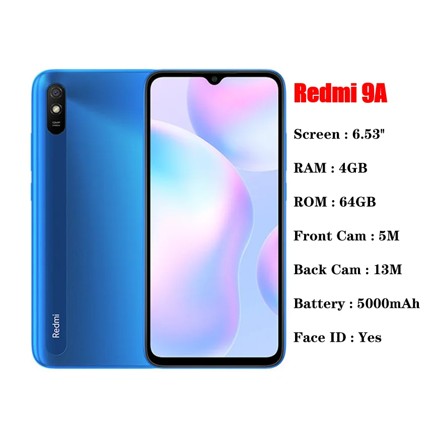 Wholesale Xiaomi Redmi 9A 64GB 128GB Dual Card 4G Phones