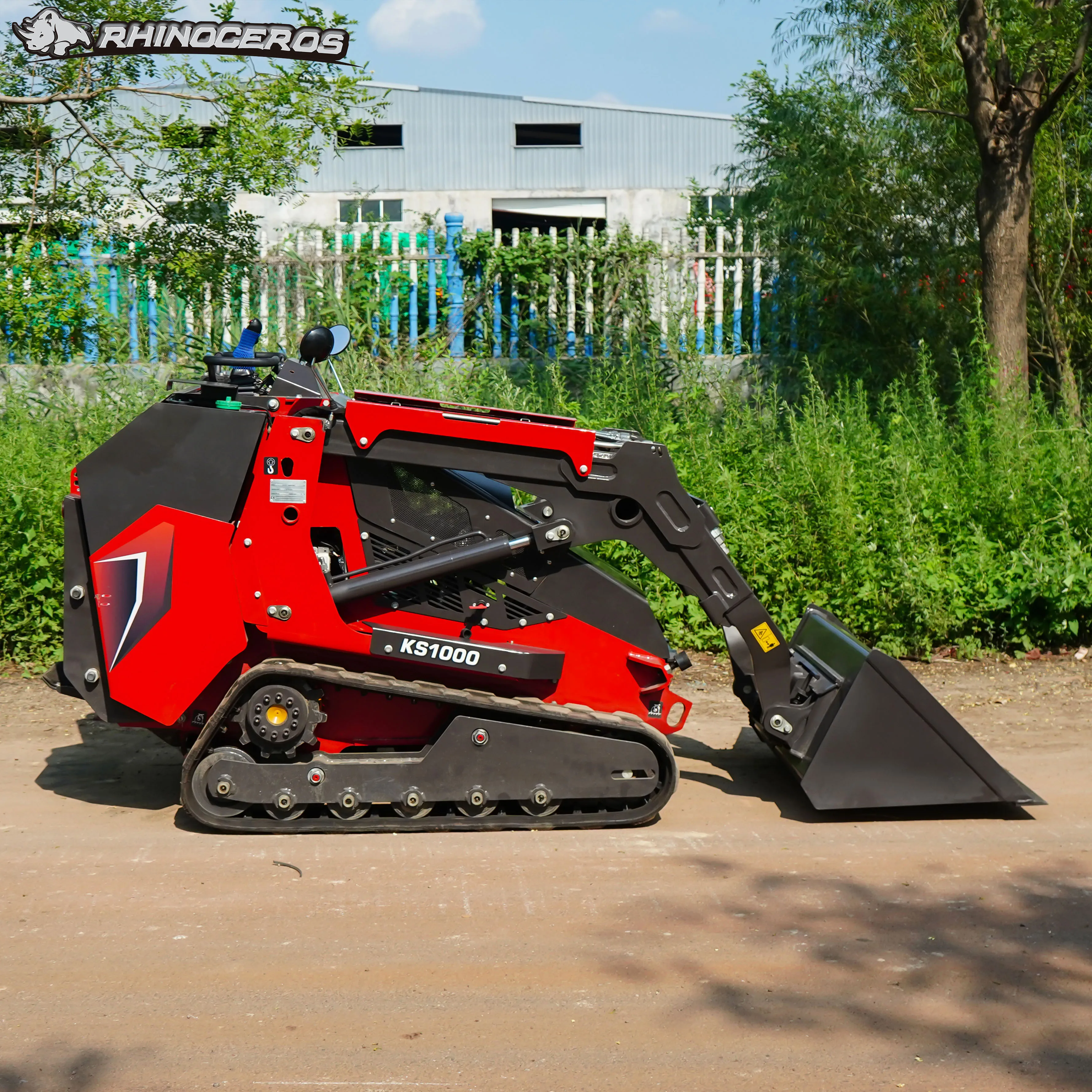 RHINOCEROS Skid Steer Loader Compact Construction Machine Skid Steer Attachments Mini Skid Steer Loader New