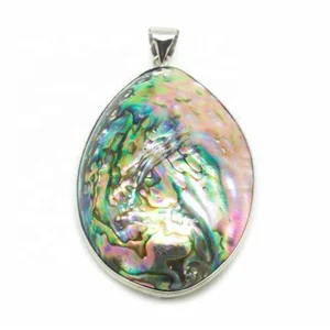 Custom Natural Abalone Shellfish Pendant,925 Silver Shell Pendant,abalone Necklace Pendant