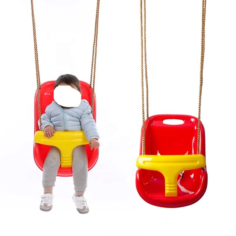 Safe and Fun: High Back Infant Bucket Swing with Straps
