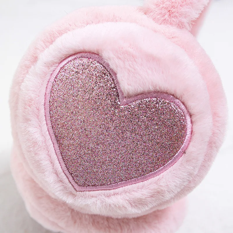 MIO Cute Cartoon Cat Ear Earmuffs - Plush Ear Warmers for Kids
