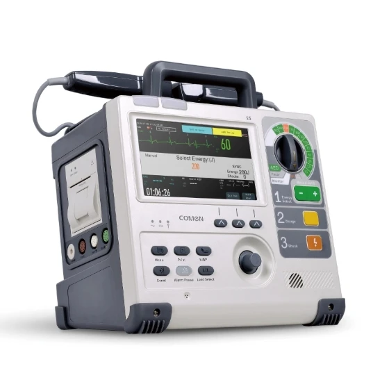 Comen Defibrillator Monitor S5 Machine for CPR Wireless Defibrillator Device for Hosptical