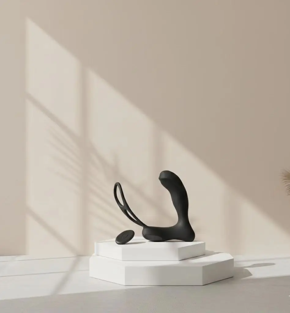 12 Vibrationsmodi Männlicher Prostata-Massager mit Penisring für  Männer/Frauen & Paare Kabellose Fernbedienung & Wasserdicht