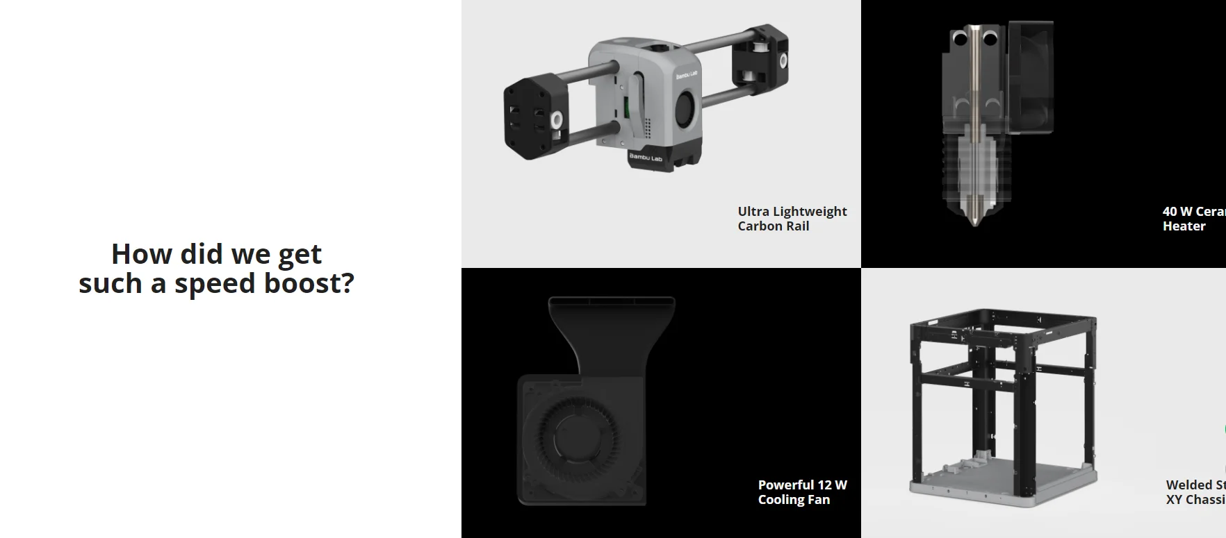 Bambu Lab X1carbon Combo 3d Printer Fully Automatic Leveling Ai Intelligent Control 500mm/s