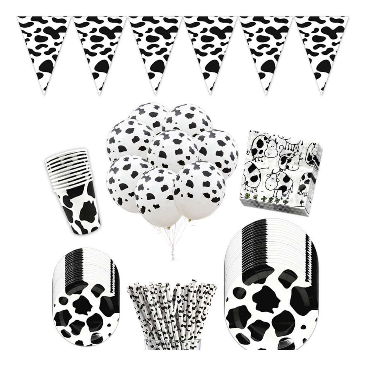 Vache Fete D Anniversaire Fournitures Pack Bovins Laitiers Vaisselle Kit Pour 10 Personnes Ferme De Theme De Fete Buy Paquet De Fournitures De Fete D Anniversaire De Vache Kit De Vaisselle De Betail Laitier Theme De Fete