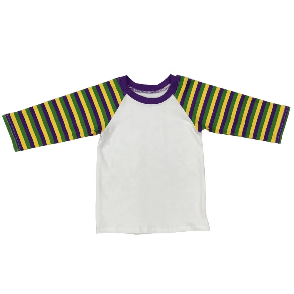 blank mardi gras raglan shirt