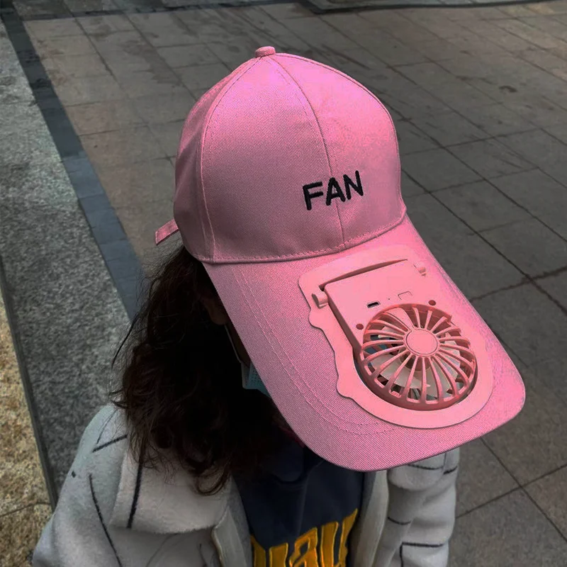 personal fan hat