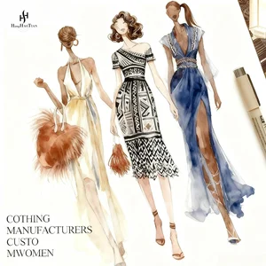 Clothing Manufacturers Custom OEM/ODM High Quality China Suppliers Cut Sew Design Women Casual Dress Factory