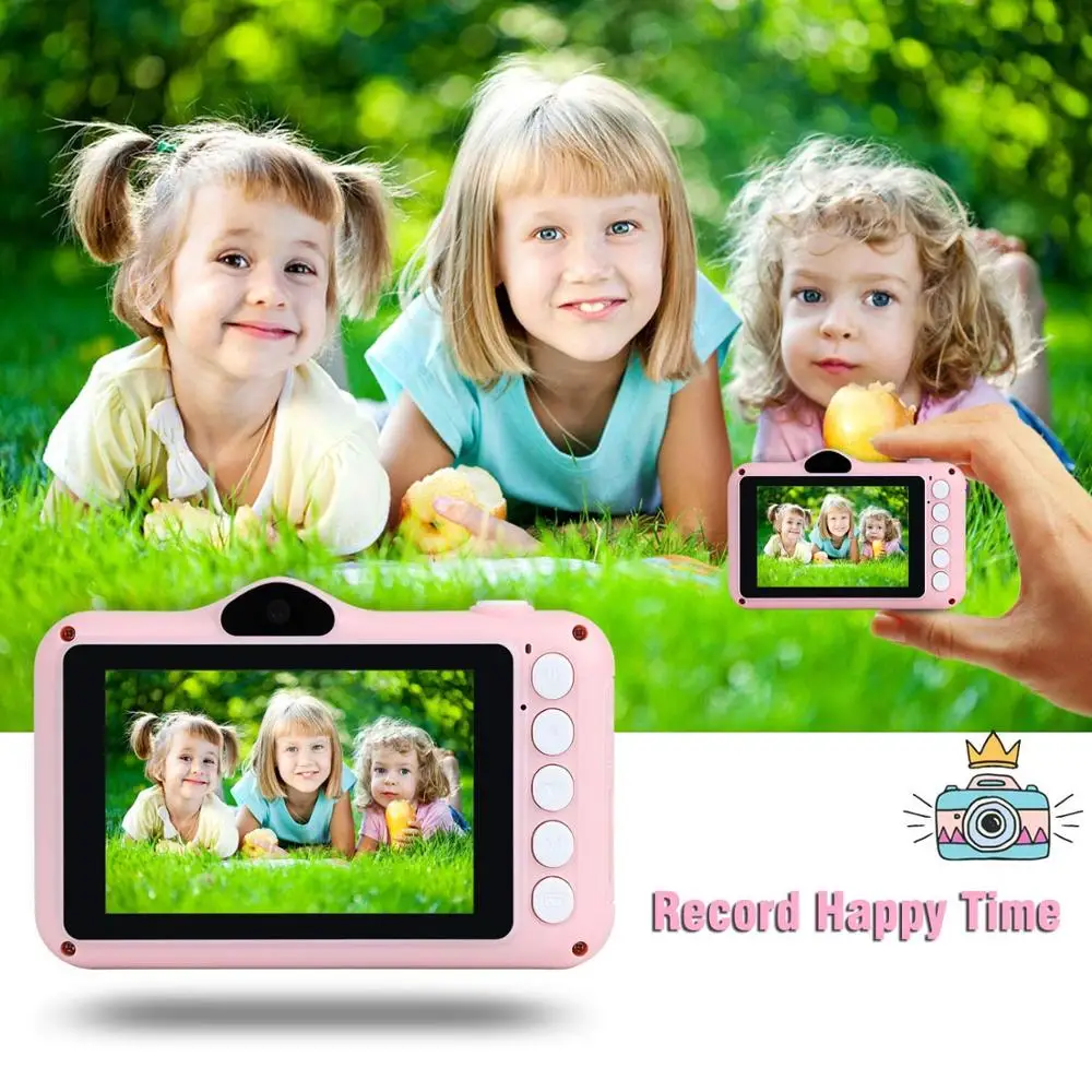 Новое поступление Цифровая фотокамера для детей подарок 1080P 3 5 дюймов Большой ЖК-экран ИК камера