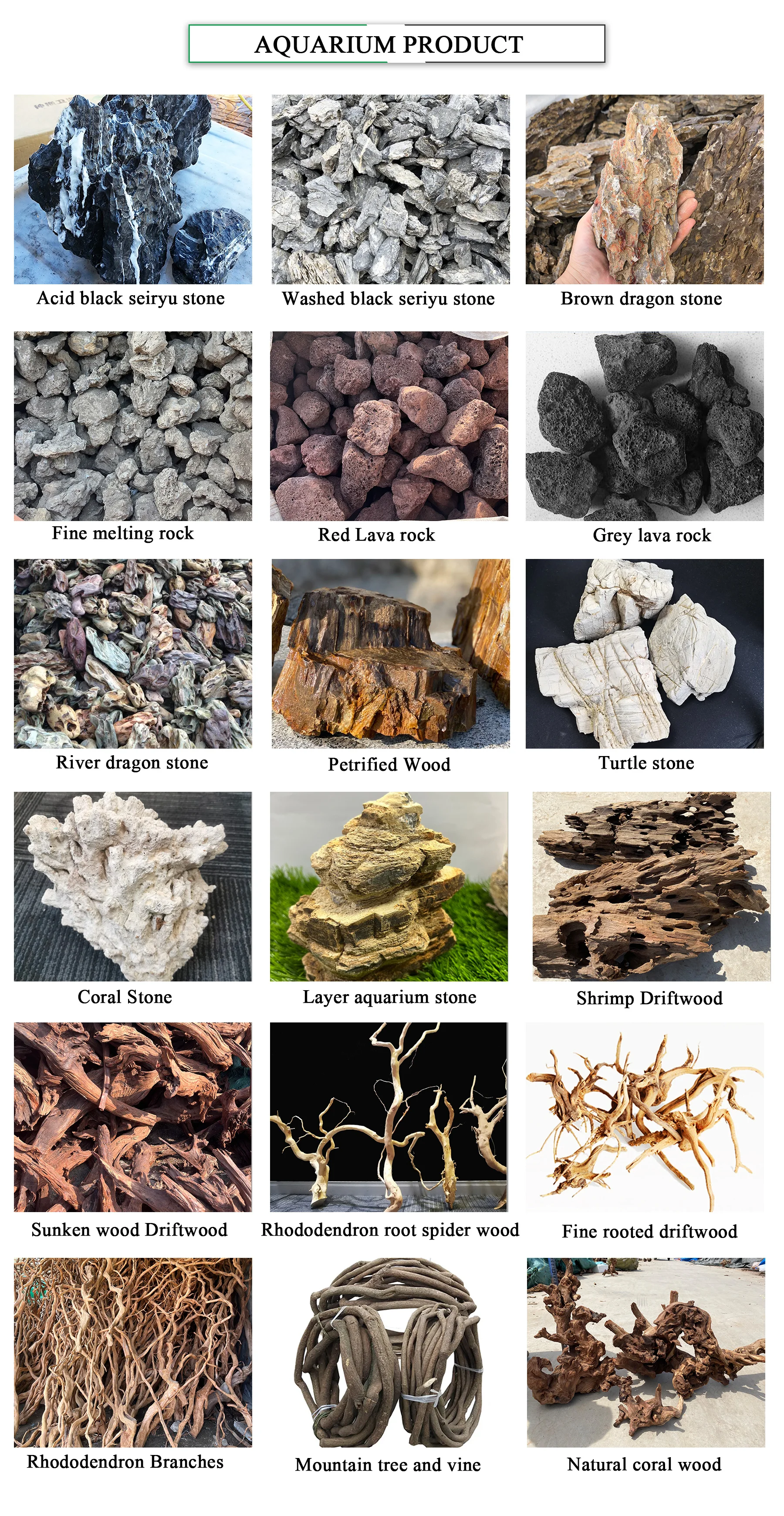 Highly Durable Rocks Decorative Rocks for Aquarium Landscaping - Sustainable & Durable