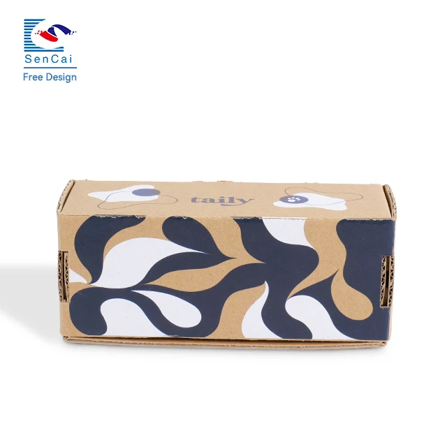 Factory Price Customized Logo Bottle Gift Packaging Kraft Paper Shipping Corrugated Box factory