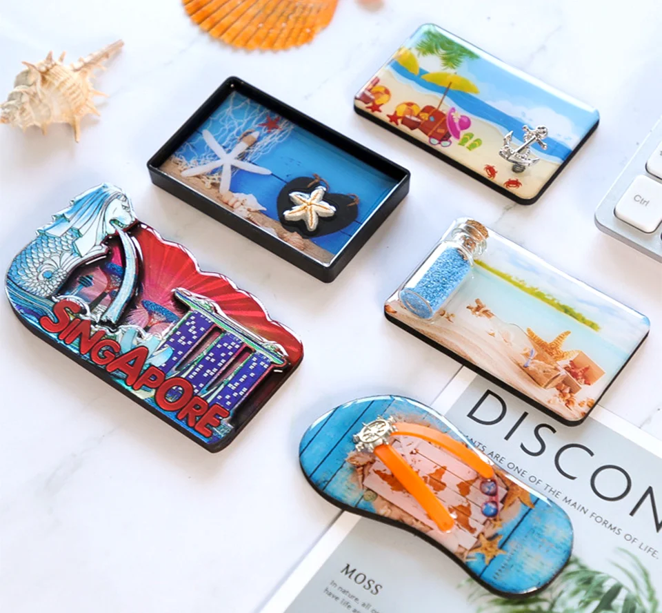 3d City Epoxy Glue Fridge Customized Acrylic Refrigerator