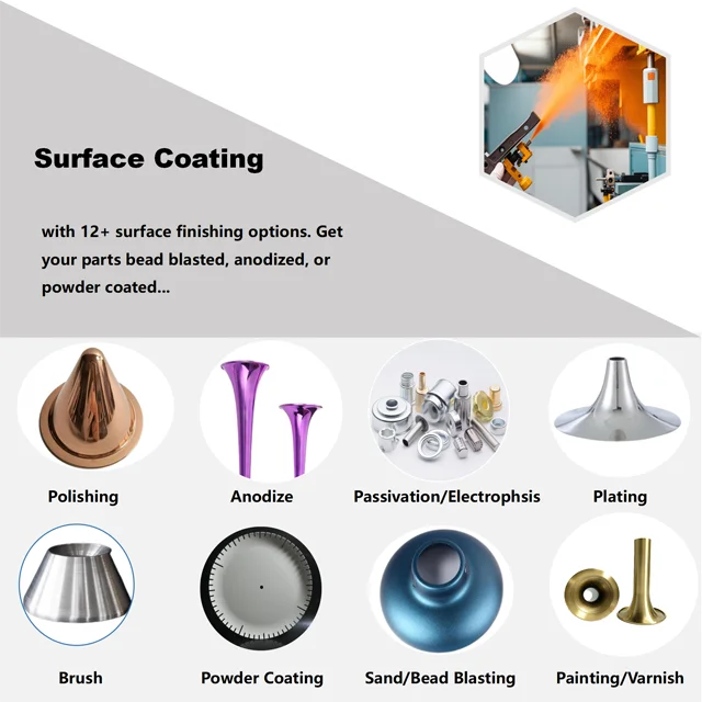 Metal Spinning Part Steel Spinning Service OEM Metal Spun Parts Aluminum Cone Stainless Steel Deep Drawing Custom Metal Spinning