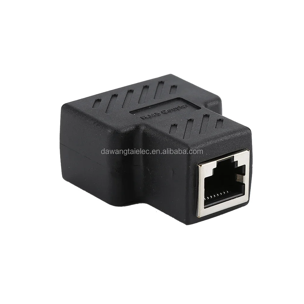 RJ45 موصلات الخائن الإناث 1 إلى 2 منفذ أنثى القط 5/القط 6 LAN إيثرنت ...