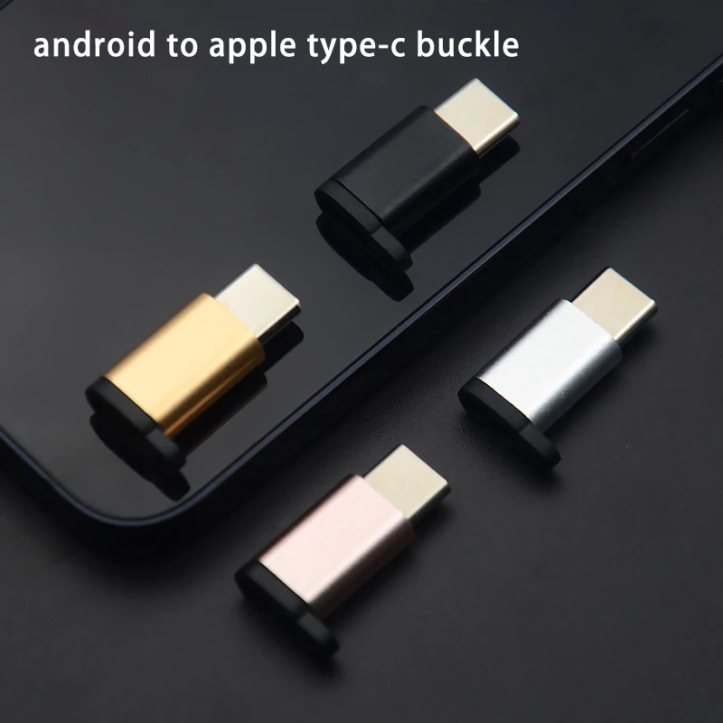 Micro Usb To Usb C Adapter (8packs)aluminum Usb Type C Adapter Convert