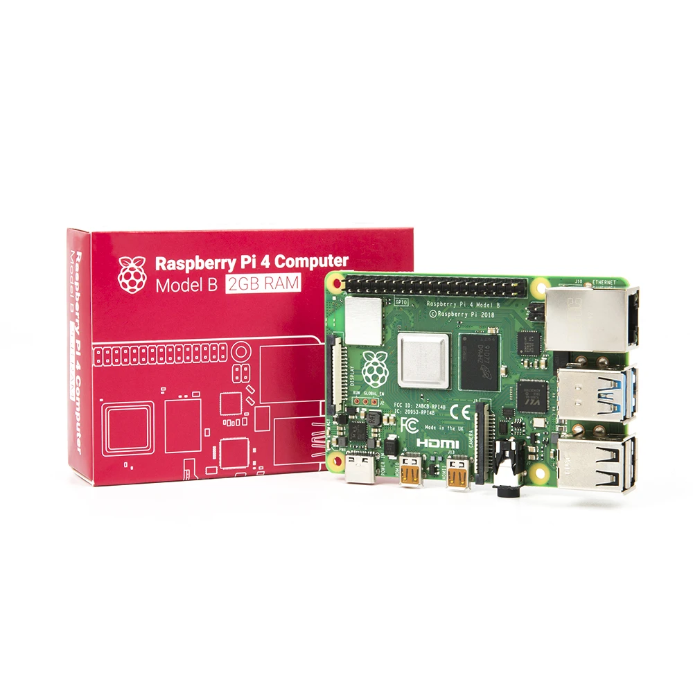 Raspberry Pi 4 Development Board Original Raspberry Pi 4 Model B 1/2/4 ...