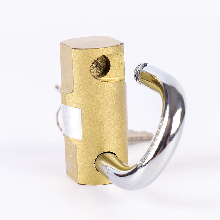 Free Samples From Factory OEM Candado Brass Painted Hammer Iron Padlock in Stock
