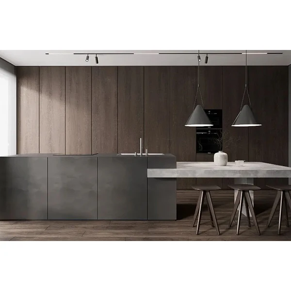 China Prefabricated Solid Wood Display Kitchen Cabinets For Sale