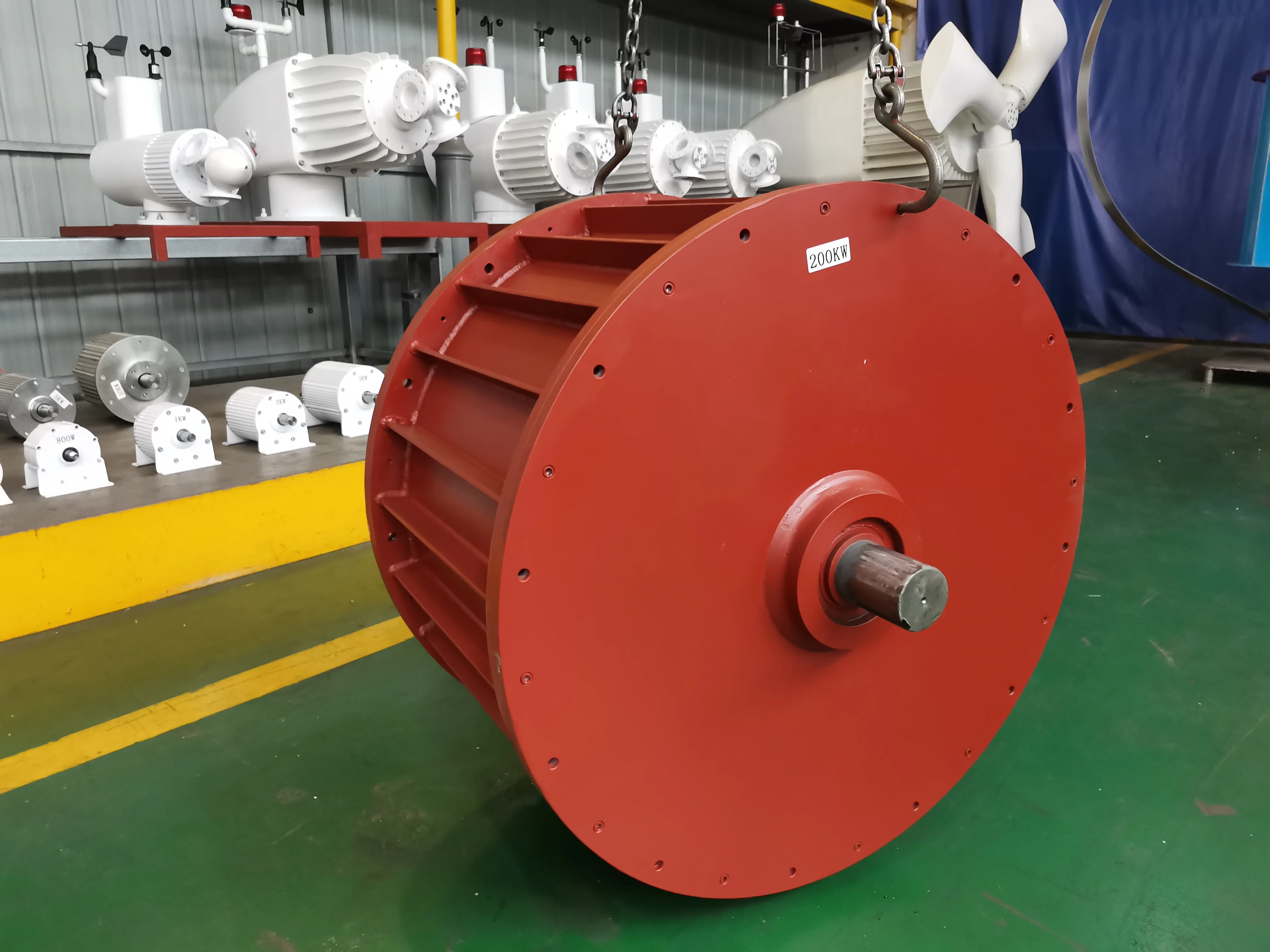 High Efficiency Low Speed 2kw 3kw 5kw 10kw 20kw Permanent Magnet Generator Outer Rotor Pmg Free