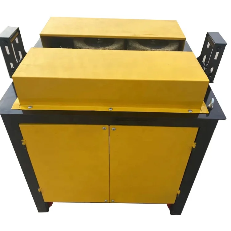 Rebar Rust Removal Wheel Brush Derusting Machine Structural Cleaning Steel bar Rust Polishing Machine