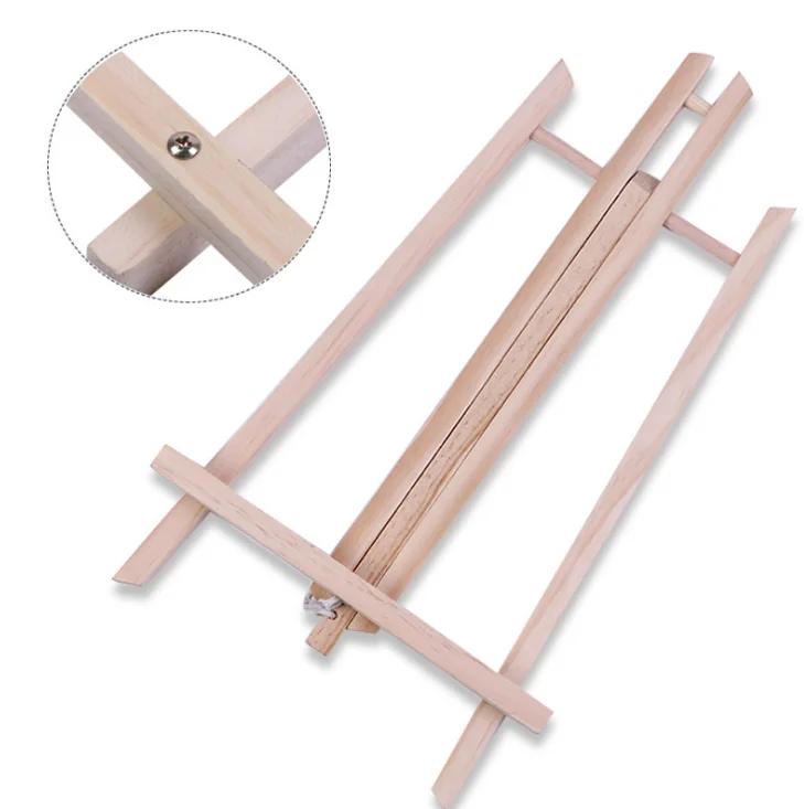 Canvas and Easel Set Painting Craft Drawing Art Decoration Canvas Painting Board Stand Kit