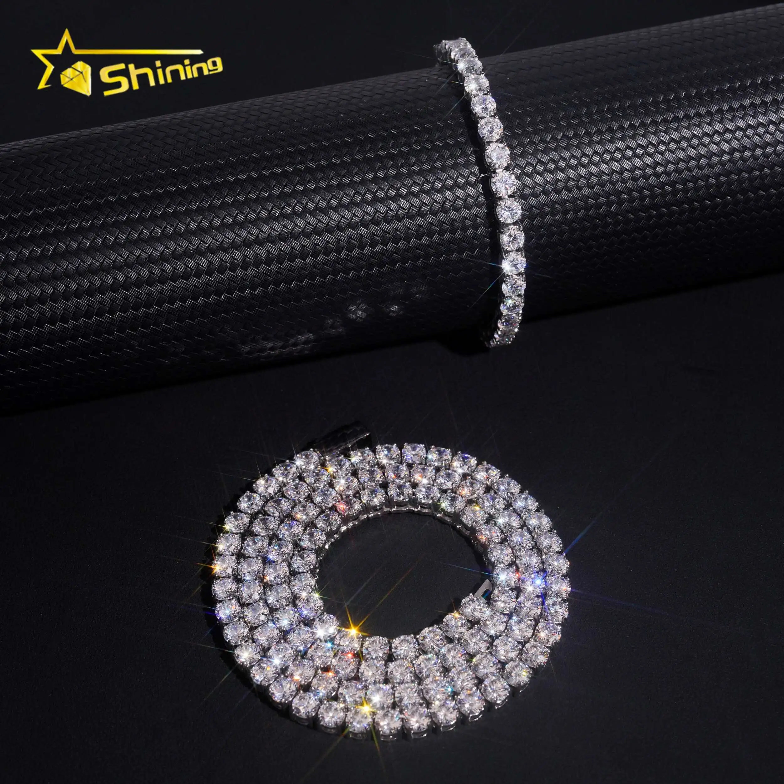 卸売価格 3mm 4mm 5mm 6mm CZ テニスチェーン ステンレススチール 